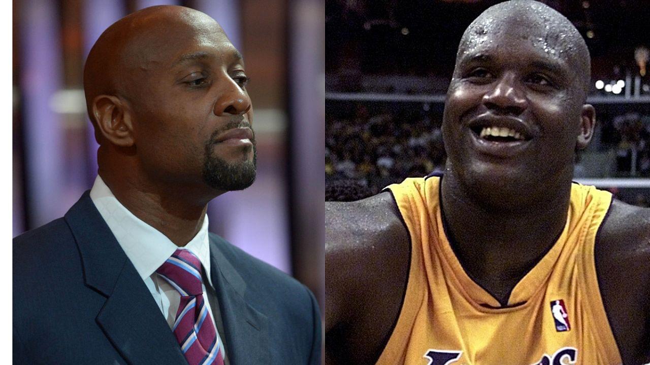 Alonzo Mourning and Shaquille O'Neal