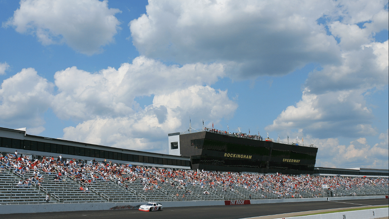 ARCA RE/MAX Series driver Joey Logano (25) during the Carolina 500 at the Rockingham Speedway.