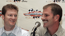 Dale Earnhardt Jr. and his brother Kerry Earnhardt address the media during a press conference where Gulf Coast Entertainment, L.L.C. today announced plans to construct a major motorsports and entertainment park in southern Alabama.