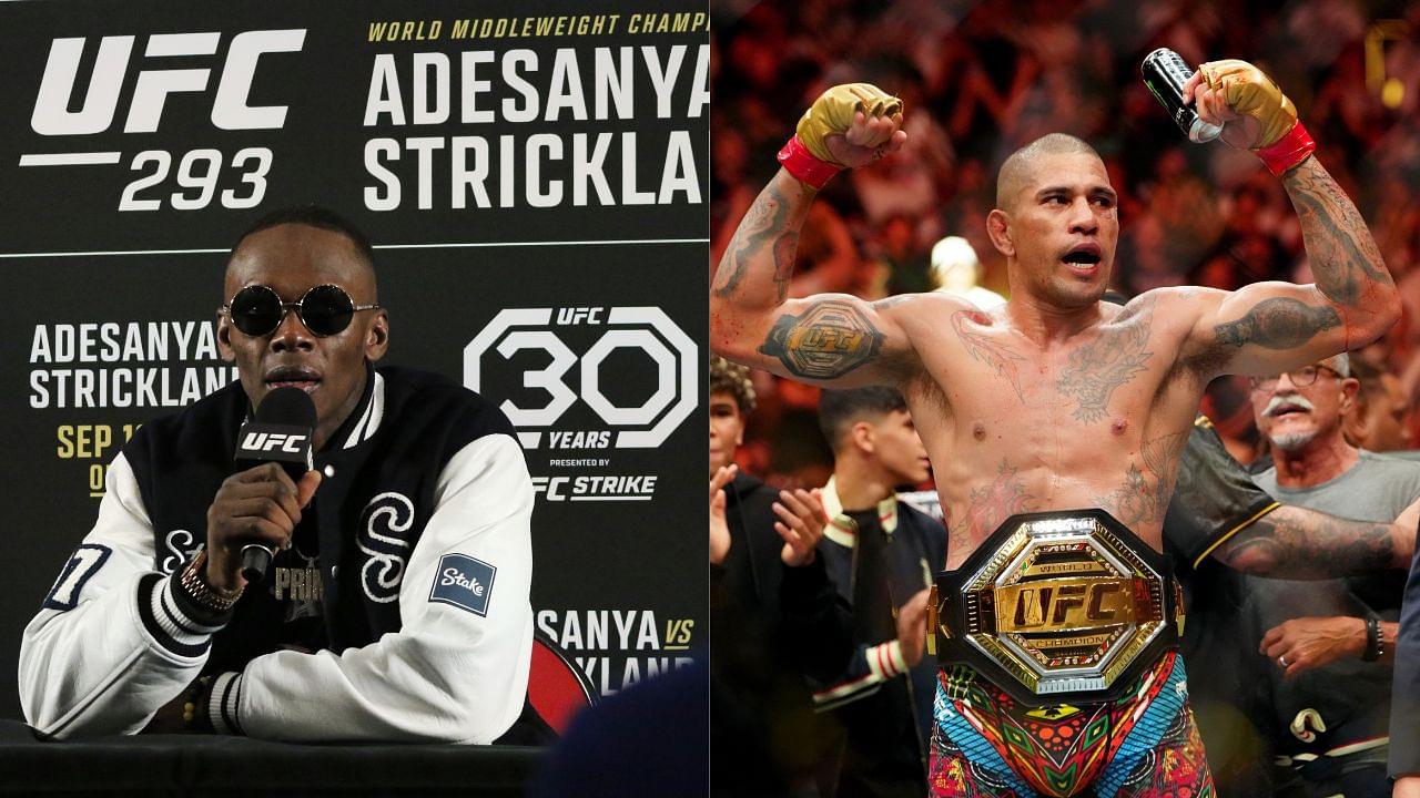 Israel Adesanya (L) Alex Pereira (R)