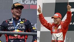 Max Verstappen(L), Michael Schumacher(R)