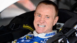 NASCAR Sprint Cup Series driver Mark Martin (55) during practice for the STP 400 at Kansas Speedway.