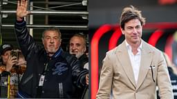 Sylvester Stallone (L) and Toto Wolff (R)