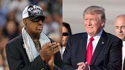 Dennis Rodman and Donald Trump