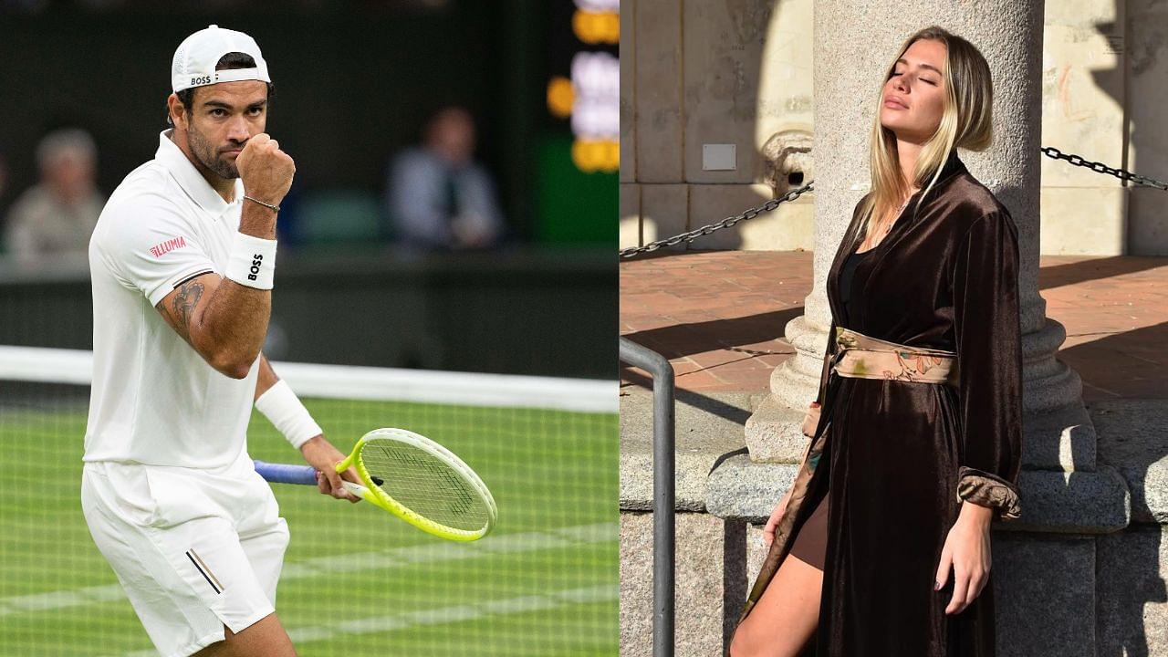 Matteo Berrettini (L) and Federica Lelli (R) are in a relationship