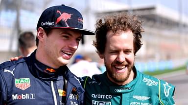 VERSTAPPEN Max World Champion F1Team Red Bull Racing with VETTEL Sebastian FIA F1 season 2022 test in Bahrain