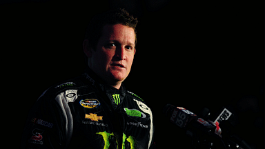 NASCAR Camping World Truck Series driver Ricky Carmichael during media day at Daytona International Speedway.