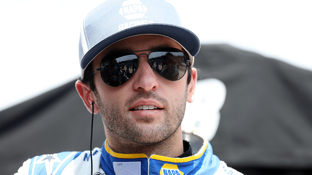 NASCAR Cup Series driver Chase Elliott (9) during qualifying for the Brickyard 400 at Indianapolis Motor Speedway.