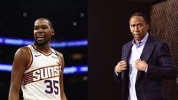 Kevin Durant (L) and Stephen A. Smith (R). Credits: USA Today Sports and Imago Images