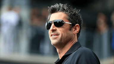 TV actor Patrick Dempsey on the IndyCar Series red carpet prior to the 2015 Indianapolis 500 at Indianapolis Motor Speedway.