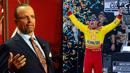 Kyle Petty (L) and Joey Logano (R).