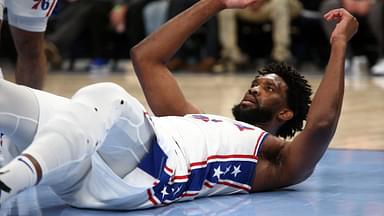 Philadelphia 76ers center Joel Embiid (21) reacts during the second half against the Memphis Grizzlies at FedExForum