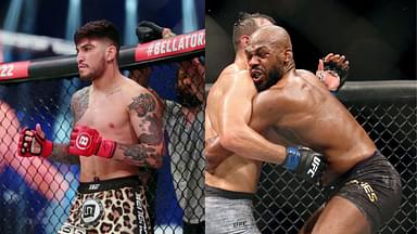 Dillon Danis (L), Jon Jones (R)