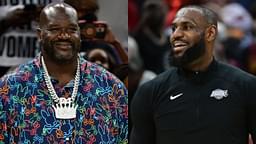 Shaquille O'Neal and LeBron James