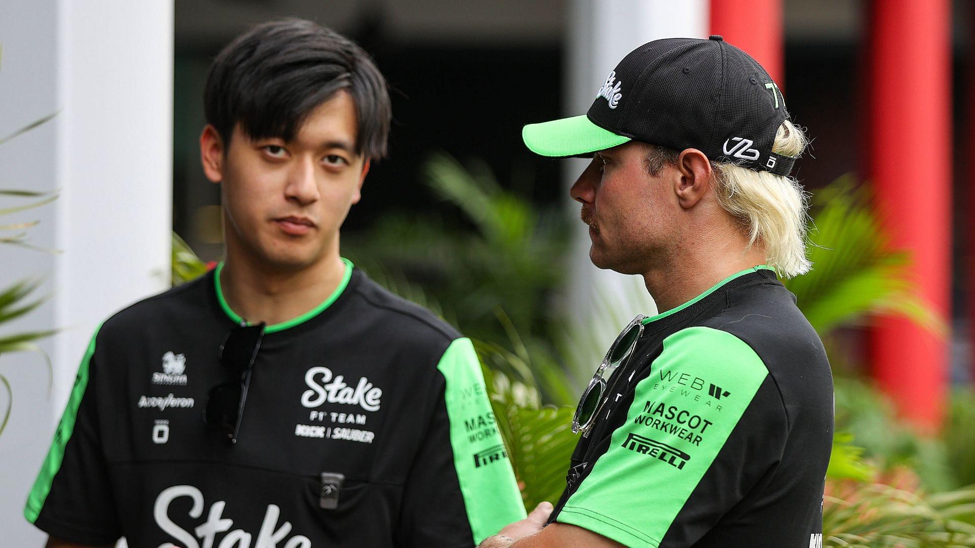 24 Zhou Guanyu CHN) & 77 Valtteri Bottas FIN) Stake F1 Team