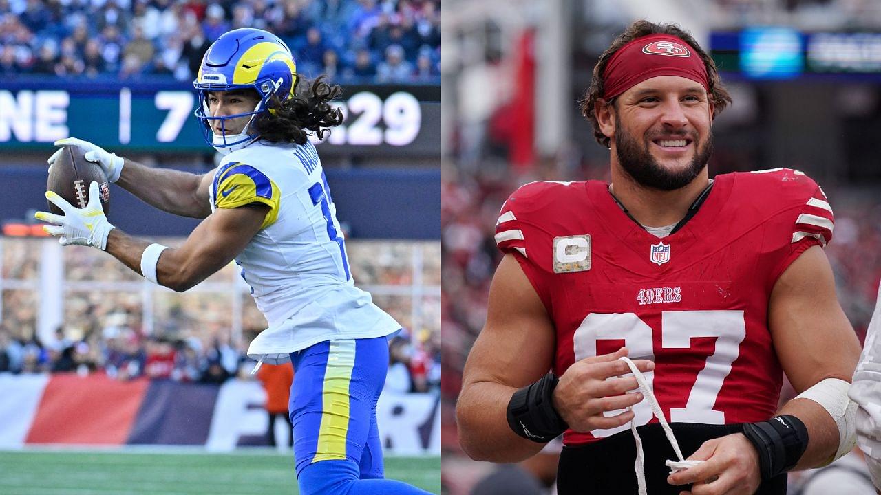 Puka Nacua and Nick Bosa