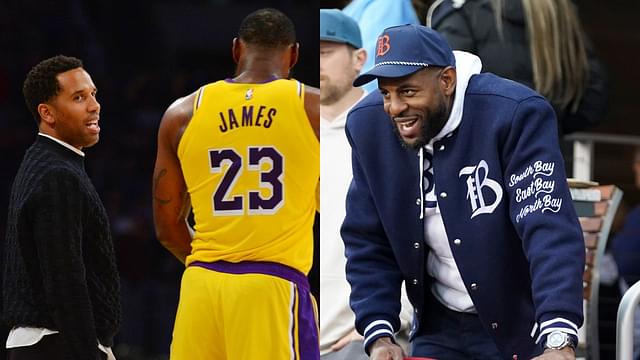 Maverick Carter, LeBron James and Andre Iguodala