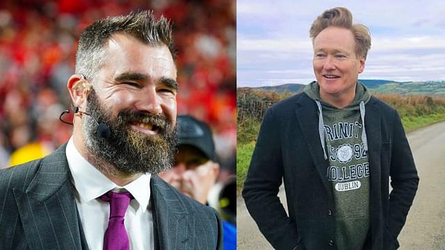 Jason Kelce and Conan O' Brien