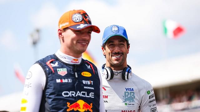 1 Max Verstappen (NLD, Oracle Red Bull Racing), 3 Daniel Ricciardo (AUS, Visa Cash App RB Formula One Team), F1 Grand Prix of Hungary at Hungaroring