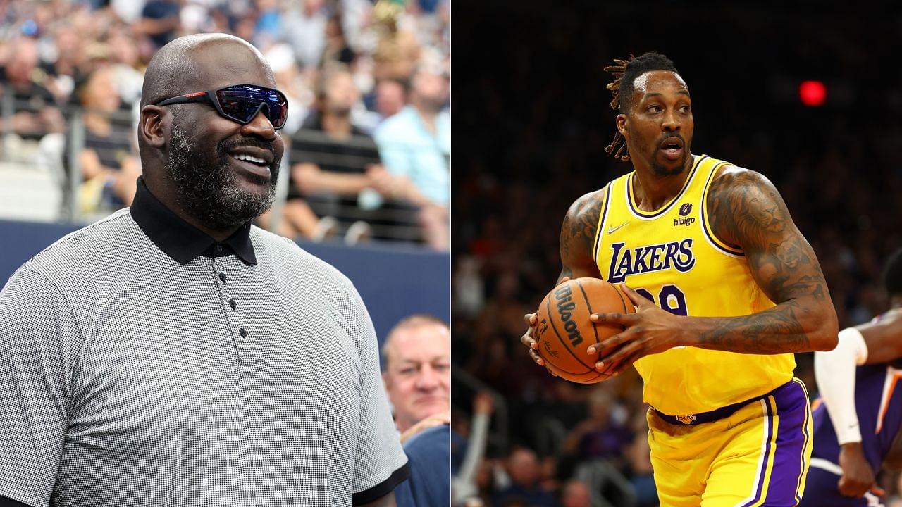 Shaquille O'Neal (L), Dwight Howard (R)