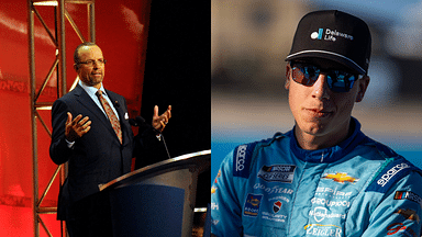 Kyle Petty (L) and Carson Hocevar (R)