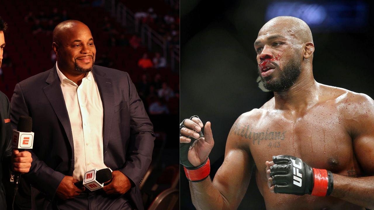 Daniel Cormier (L), Jon Jones (R)