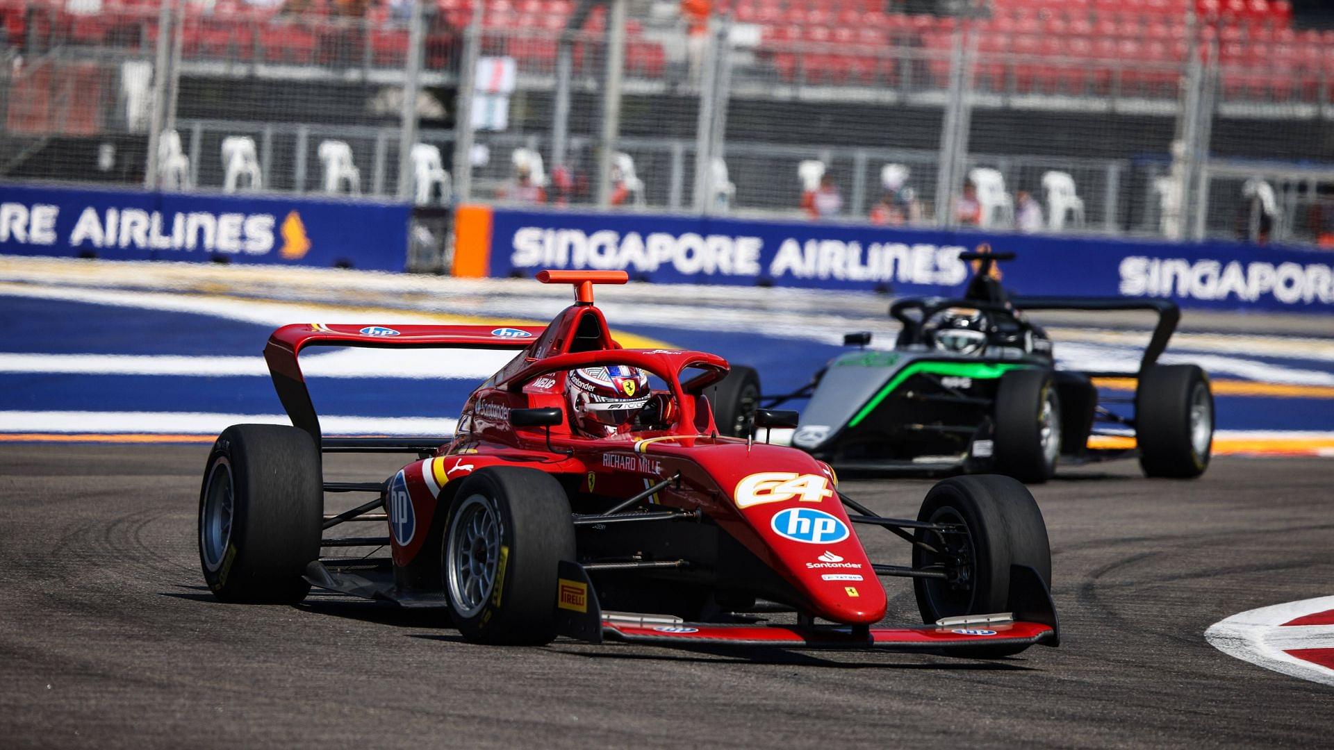 64 WEUG Maya (nld), Prema Racing supported by Ferrari, Tatuus F4-T-421, action during the 5th round of the 2024 F1 Academy from September 20 to 22, 2024 on the Marina Bay Circuit, in Singapore