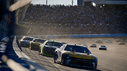 NASCAR Cup Series driver Christopher Bell (20) leads the restart during the Cup Series championship race at Phoenix Raceway.