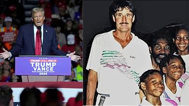 Donald Trump (L) and Rick Macci (R)