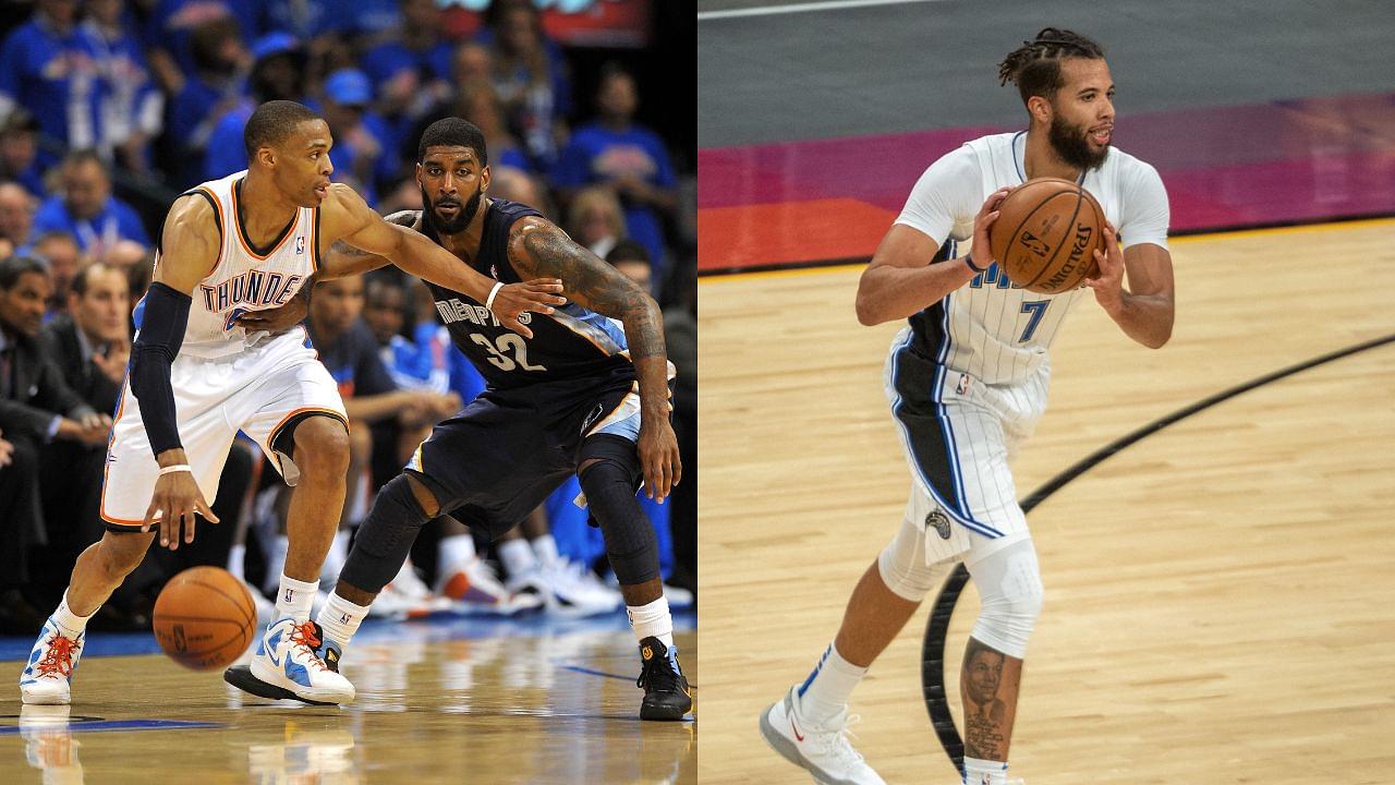 Russell Westbrook and OJ Mayo(R), Michael Carter-Williams(L)