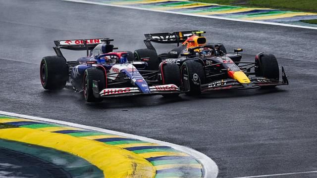 30 Liam Lawson (NZL, Visa Cash App RB Formula One Team), 11 Sergio Perez (MEX, Oracle Red Bull Racing), F1 Grand Prix of Brazil at Autodromo Jose Carlos Pace