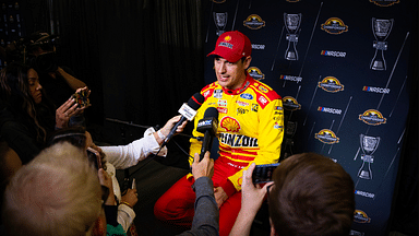 NASCAR Cup Series driver Joey Logano during Championship 4 Media Day at Phoenix Raceway.