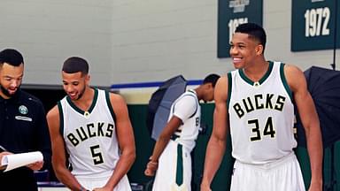 Michael Carter-Williams and Giannis Antetokounmpo