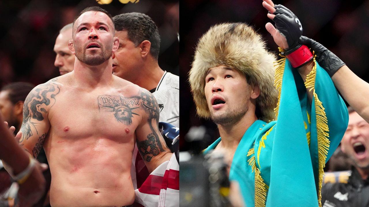 Colby Covington (L) and Shavkat Rakhmonov (R)