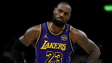 Los Angeles Lakers forward LeBron James (23) reacts during the second half against the Memphis Grizzlies at FedExForum.