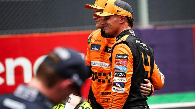 NORRIS Lando (gbr), McLaren F1 Team MCL38, PIASTRI Oscar (aus), McLaren F1 Team MCL38, portrait during the Formula 1 Grande Premio de Sao Paulo 2024, 21th round of the 2024 Formula One World Championship