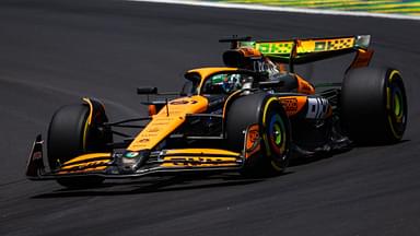 81 PIASTRI Oscar (aus), McLaren F1 Team MCL38, action during the Formula 1 Grande Premio de Sao Paulo 2024, 21th round of the 2024 Formula One World Championship