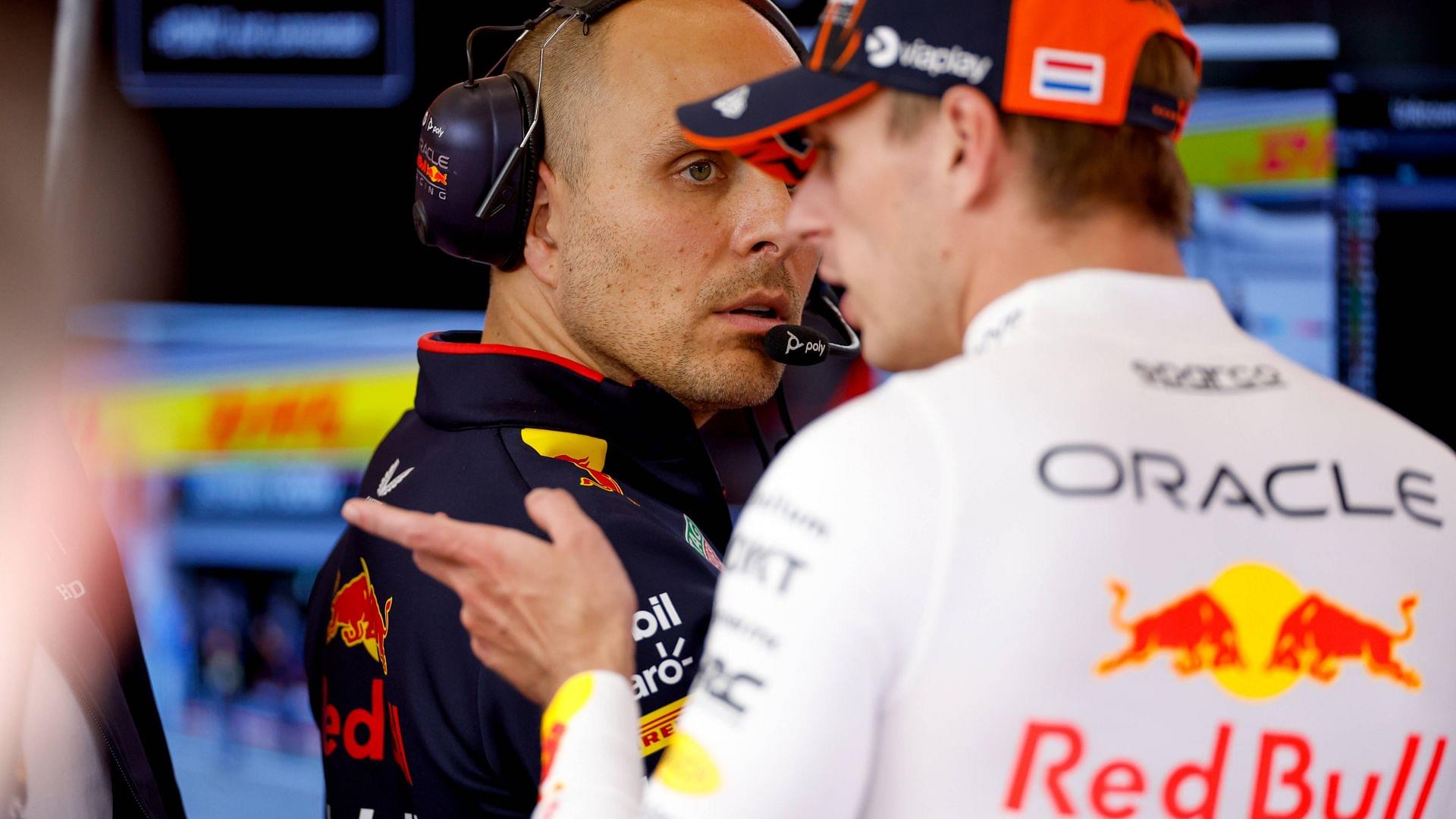 Gianpiero Lambiase (GBR, Oracle Red Bull Racing), 1 Max Verstappen (NLD, Oracle Red Bull Racing), F1 Grand Prix of Belgium at Circuit de Spa-Francorchamps on July 26, 2024