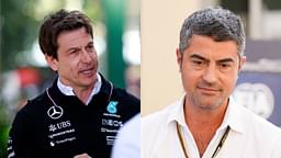 Toto Wolff (L) and Michael Masi (R)