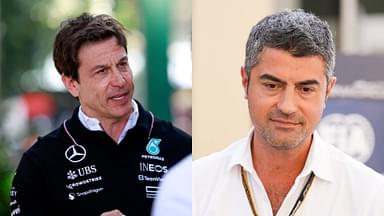 Toto Wolff (L) and Michael Masi (R)