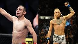 Tony Ferguson (L) and Conor McGregor (R)