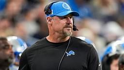 Detroit Lions head coach Dan Campbell watches a play against Indianapolis Colts during the second half at Lucas Oil Stadium in Indianapolis, Ind. on Sunday, Nov. 24, 2024.