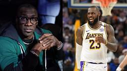 Shannon Sharpe (L), LeBron James (R)