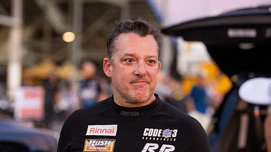 NHRA top alcohol dragster driver Tony Stewart during qualifying for the Carolina Nationals at zMax Dragway.