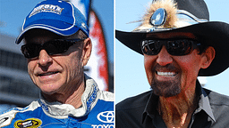 (L-R) Mark Martin and Richard Petty