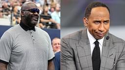 Shaquille O'Neal (L) and Stephen A. Smith (R)