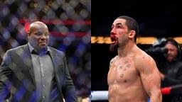 Daniel Cormier (L), Robert Whittaker (R)