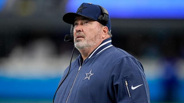 Dec 15, 2024; Charlotte, North Carolina, USA; Dallas Cowboys head coach Mike McCarthy during the second half against the Carolina Panthers at Bank of America Stadium.