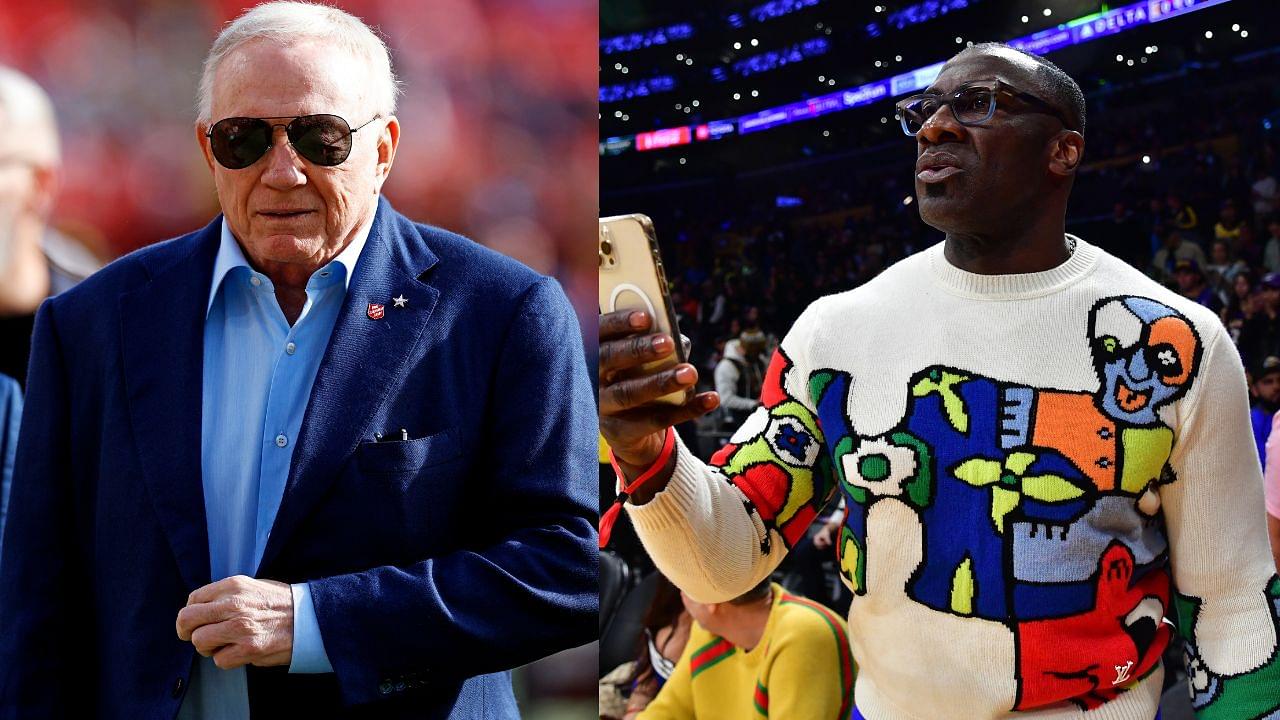 Jerry Jones and Shannon Sharpe