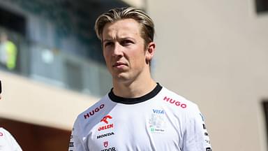 F1 Grand Prix Of Abu Dhabi Liam Lawson of Visa Cash App RB F1 Team Reserve Driver poses for a portrait during the F1 Grand Prix of Abu Dhabi at Yas Marina Circuit